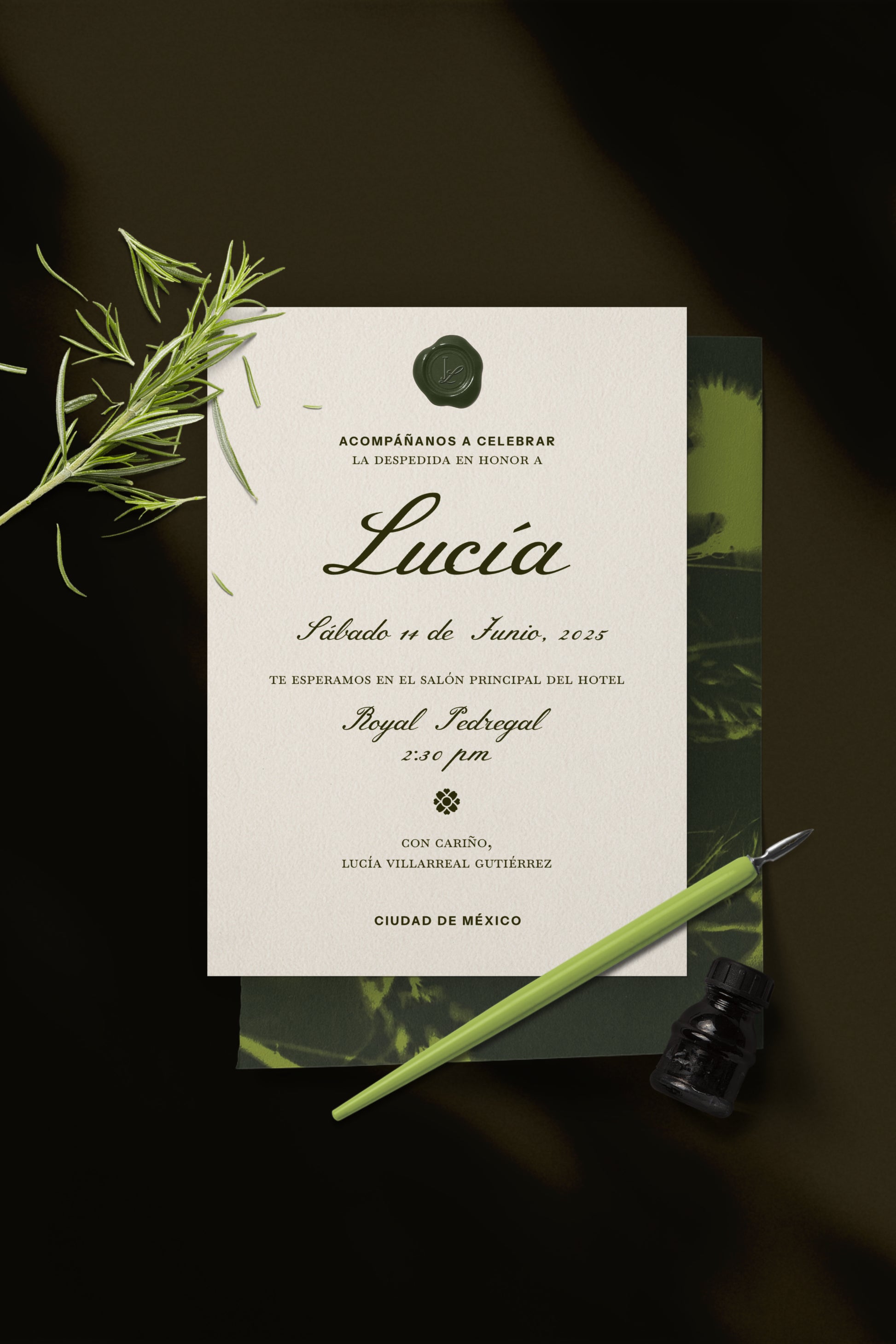 Sierra Bridal Shower Invitation