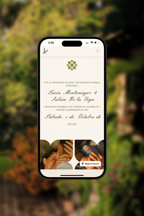Sierra Wedding Website