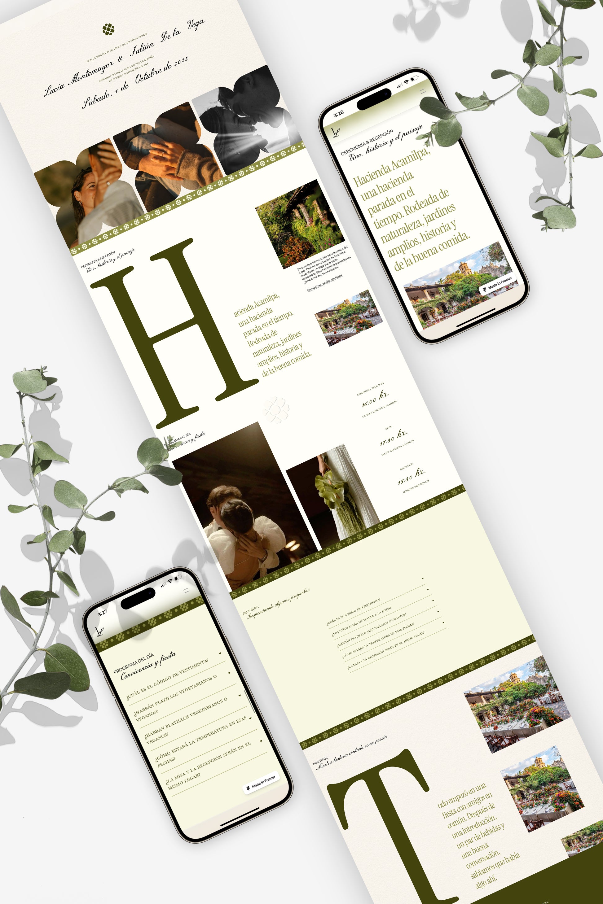 Sierra Wedding Website